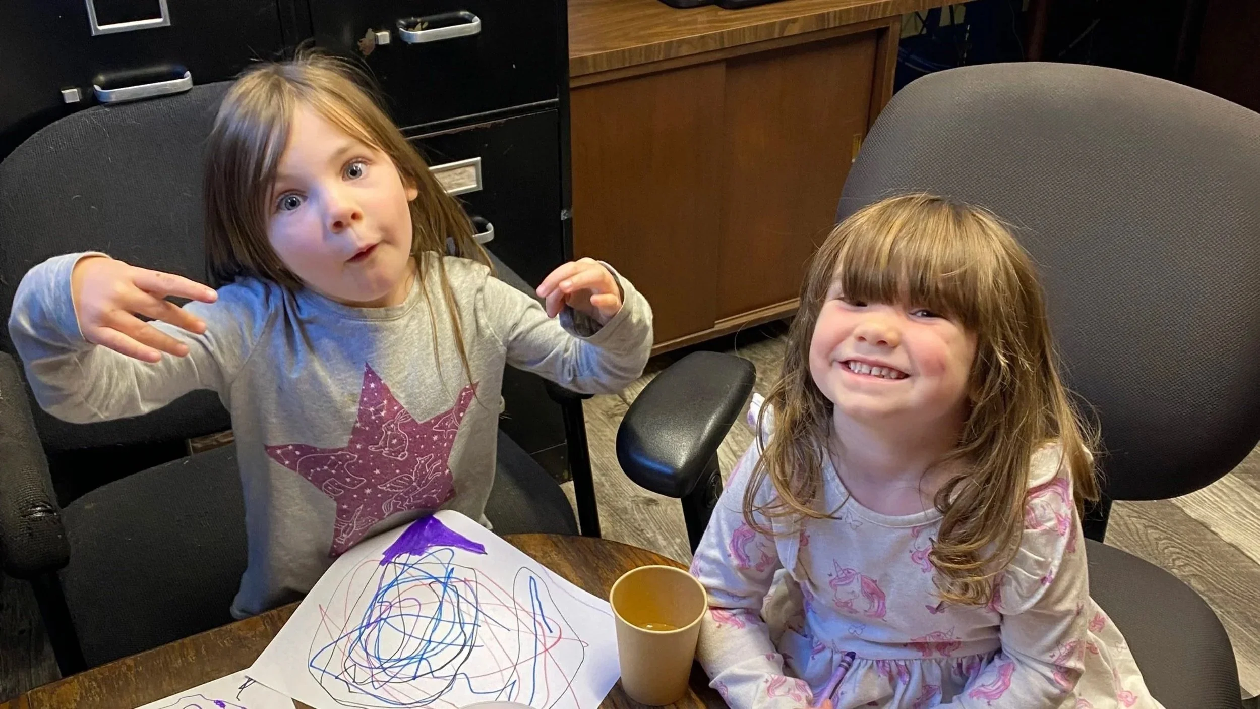 Love the visits from the Grandkids!