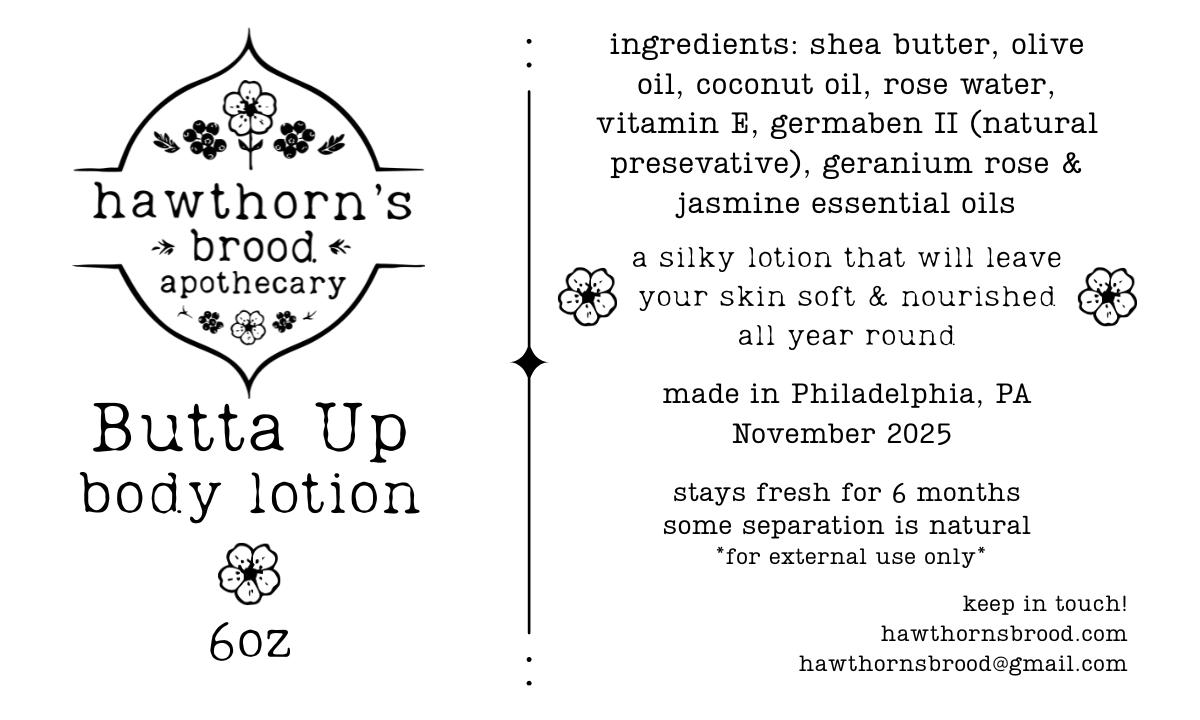 LABEL PRINTER - Butta Up Body Lotion- Floral (4 x 2.4 in).png