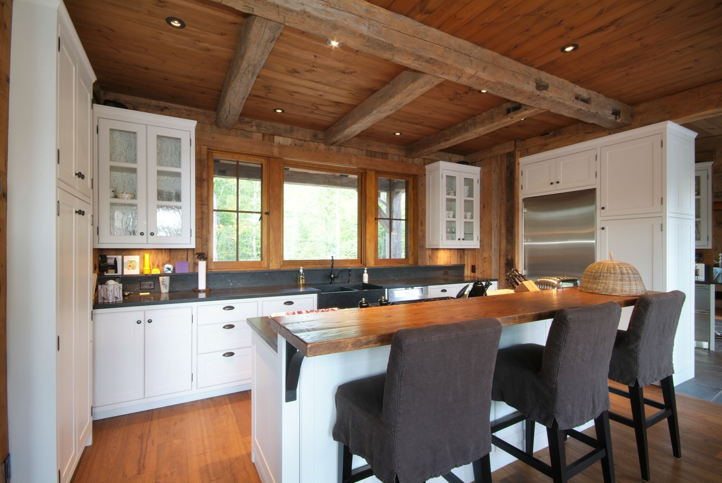Rustic kitchen cabinets