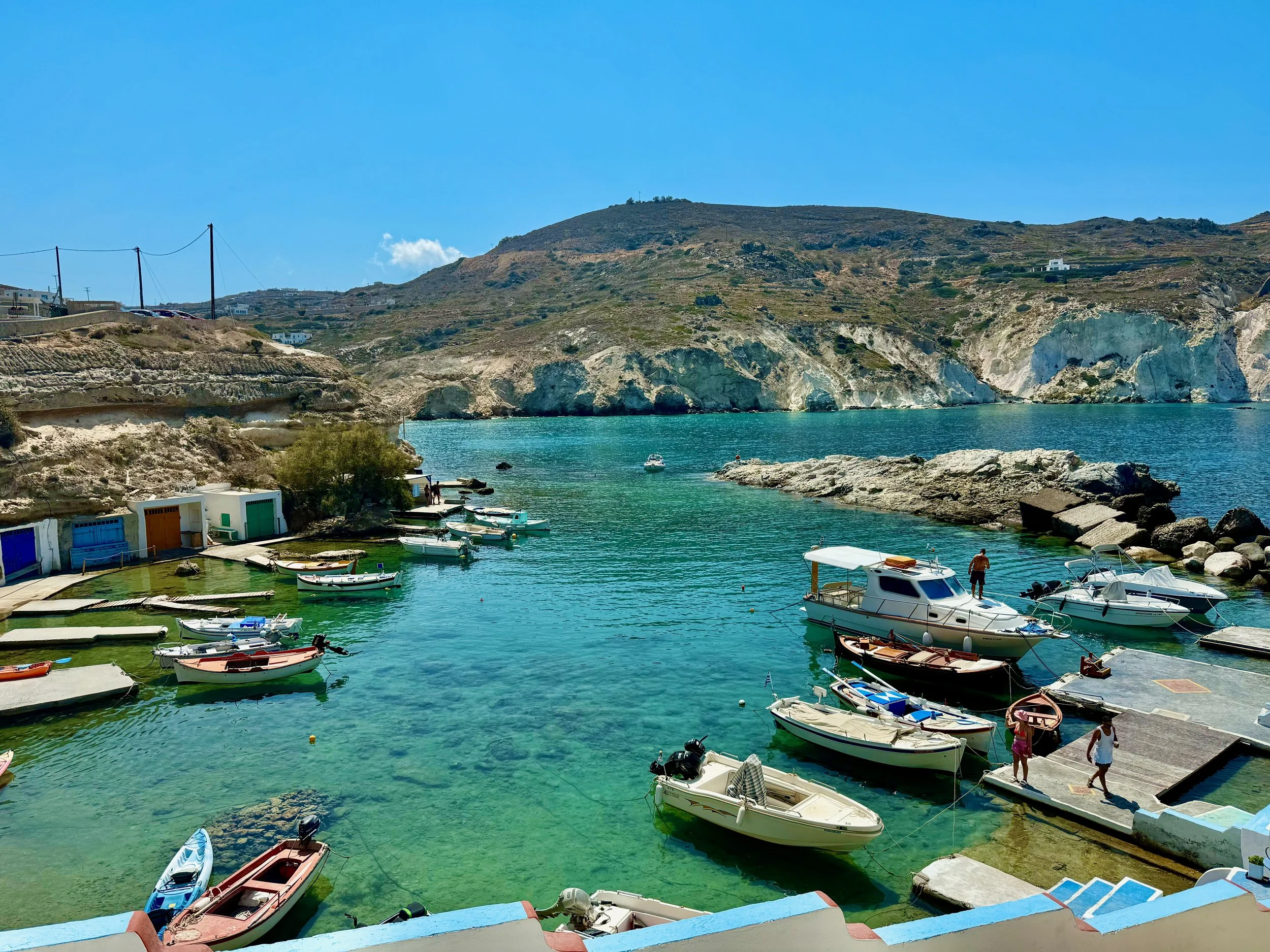 Mandrakia Beach, Milos Greece