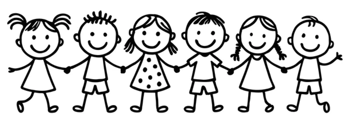 little preschoolers drawing having fun.