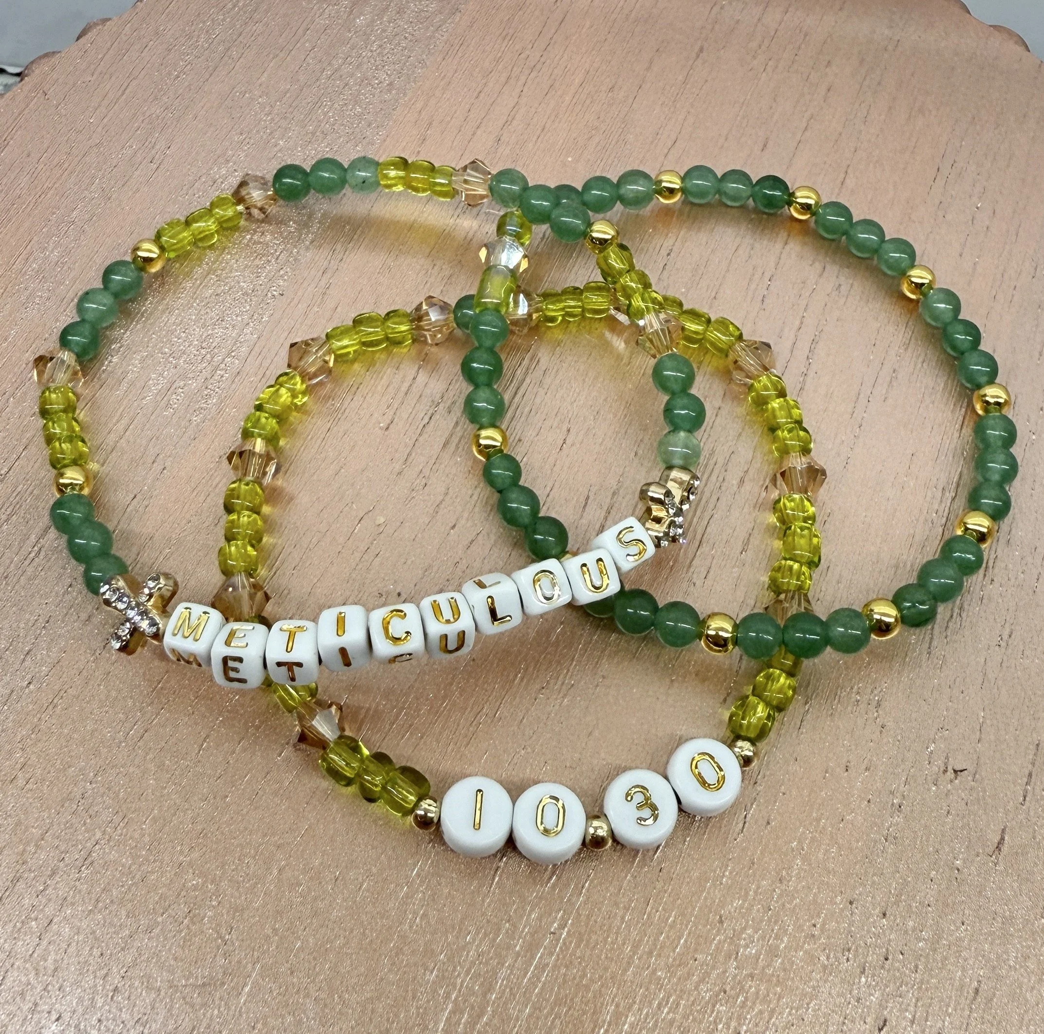 "Meticulous" Matthew 10:30 Bracelet