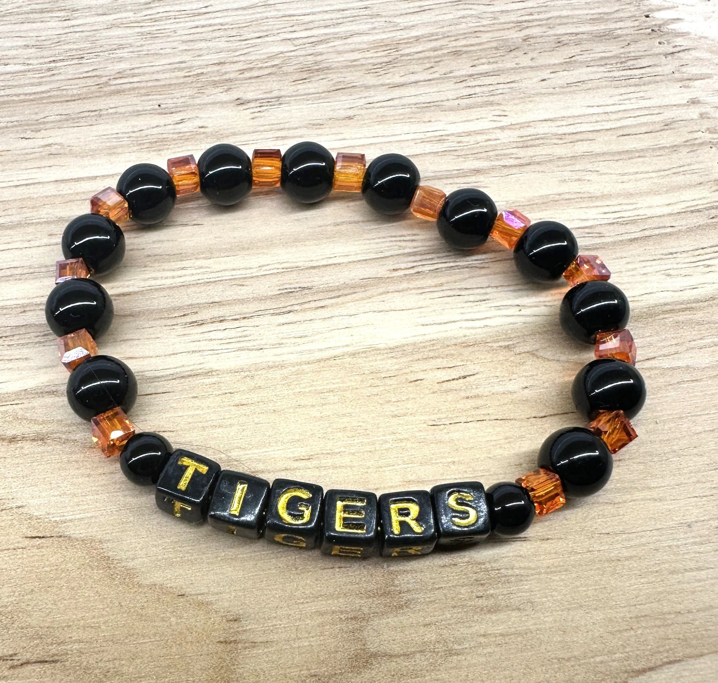 Edwardsville EHS "Tigers" Team Spirit Bracelet - Style 2