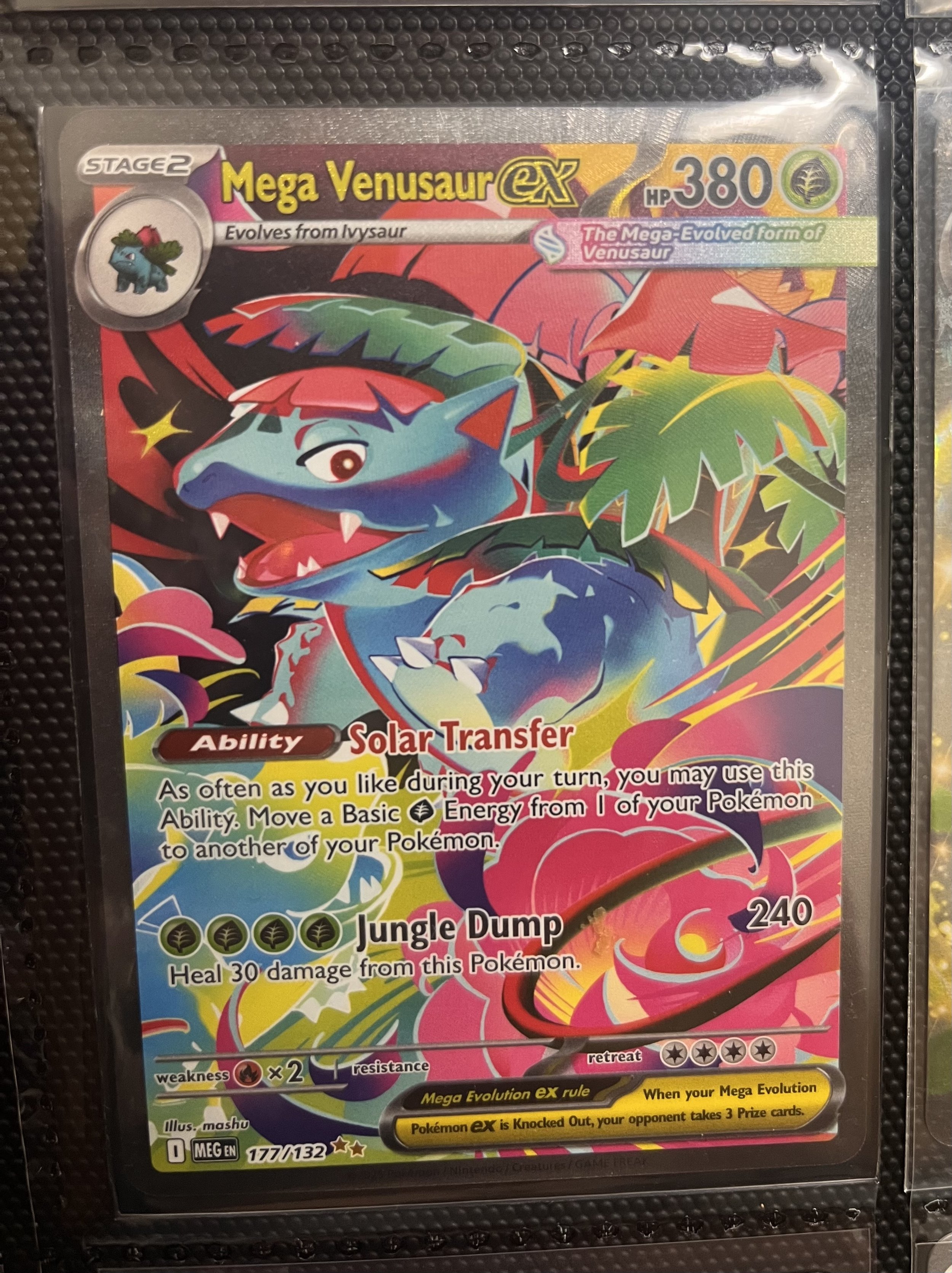 Mega Venusaur (Single card)