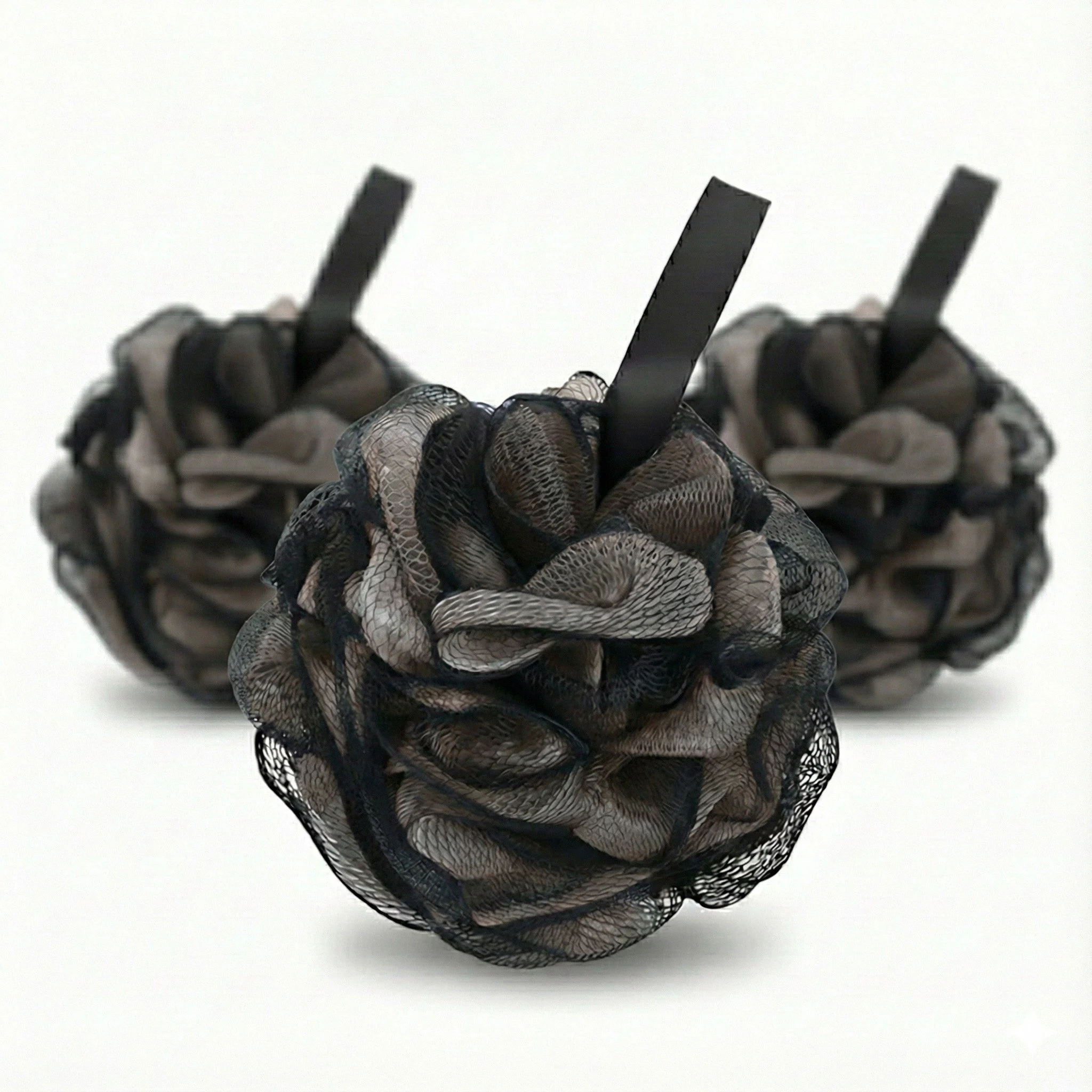 Graphite Grey Loofah 80g - 3pk