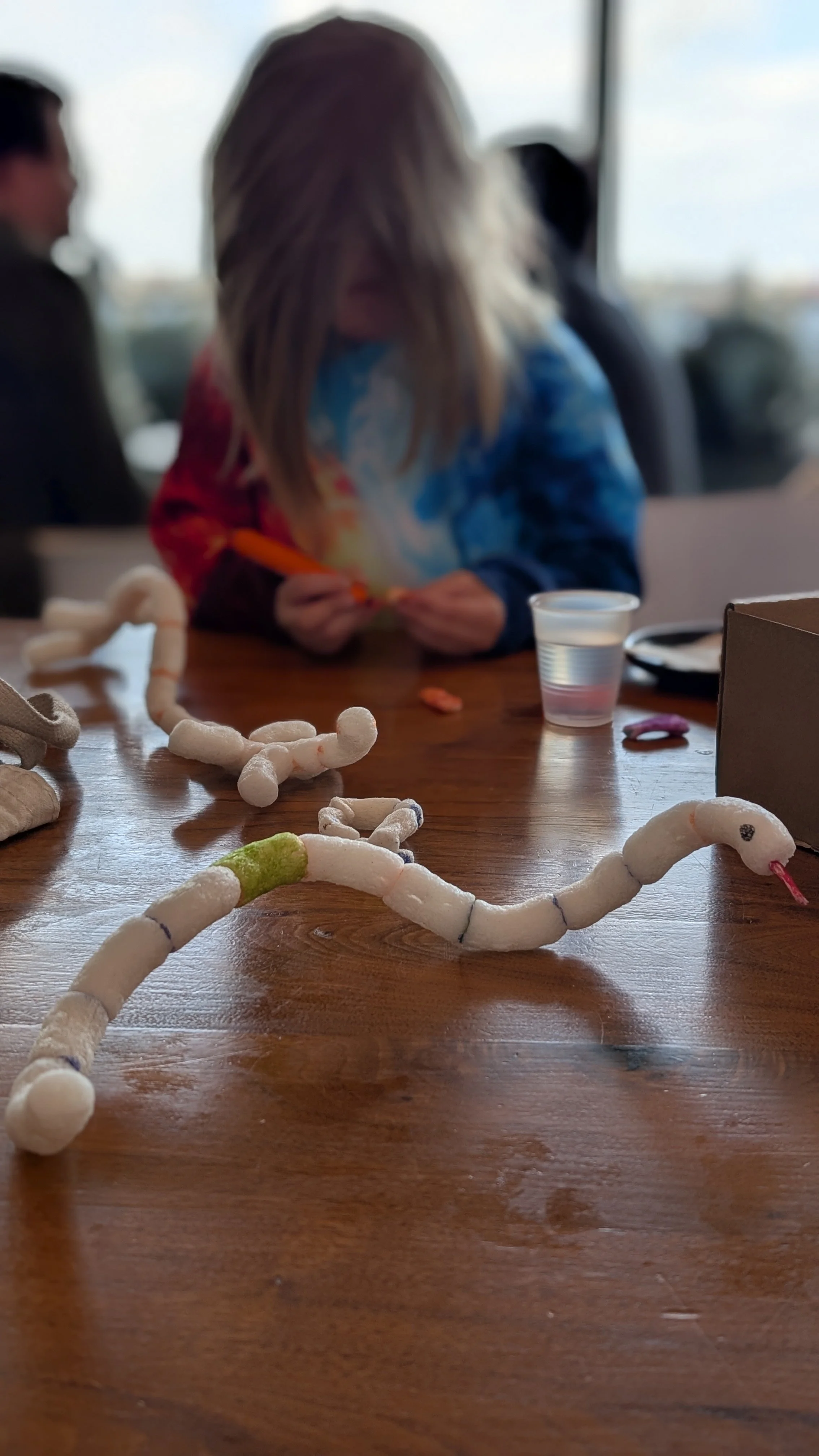 I ordered hair clips. My kids got a craft kit.