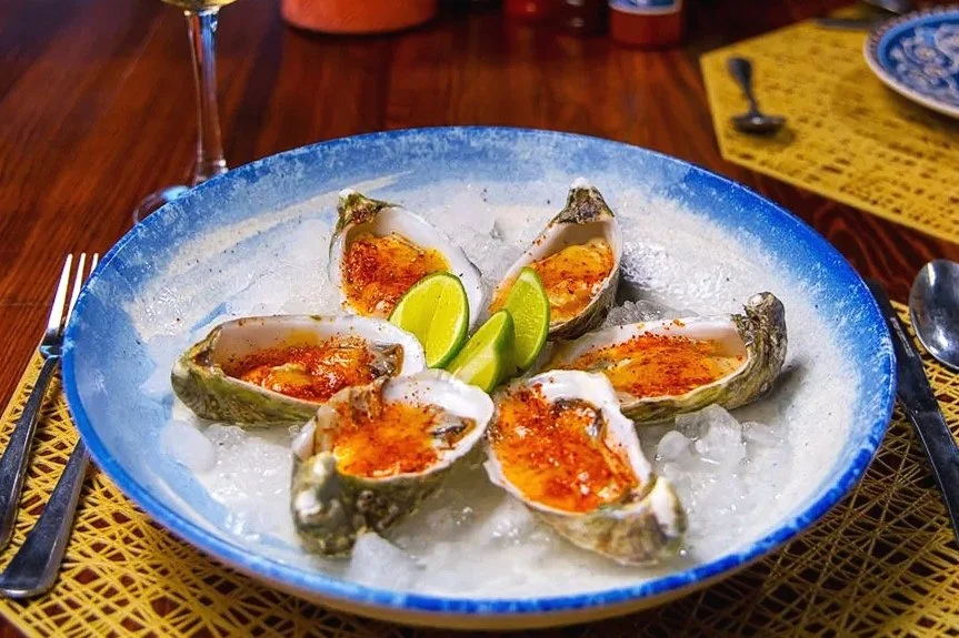 Tequila & Passion Fruit Oysters