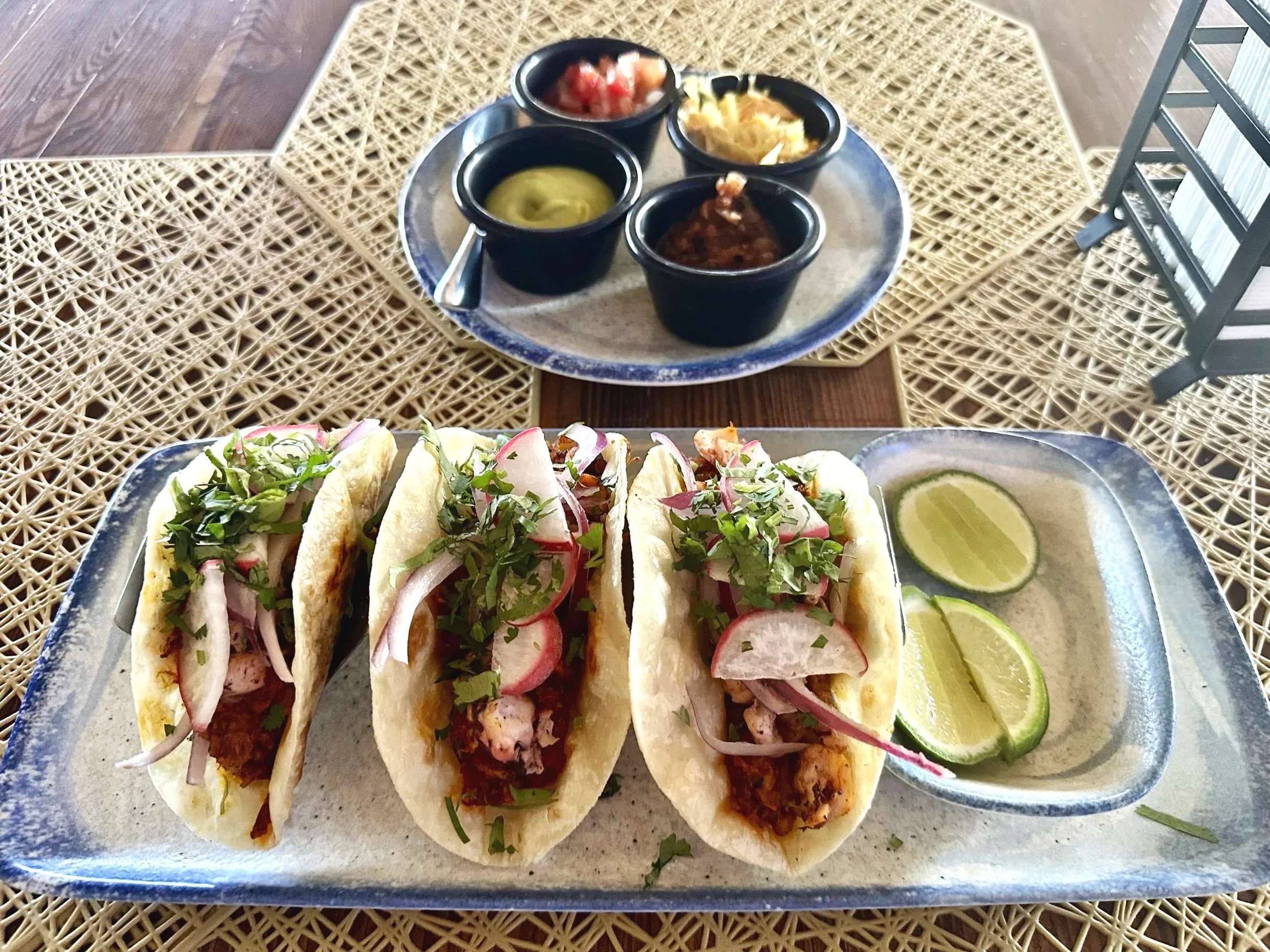 Porkbelly with Octopus Tacos