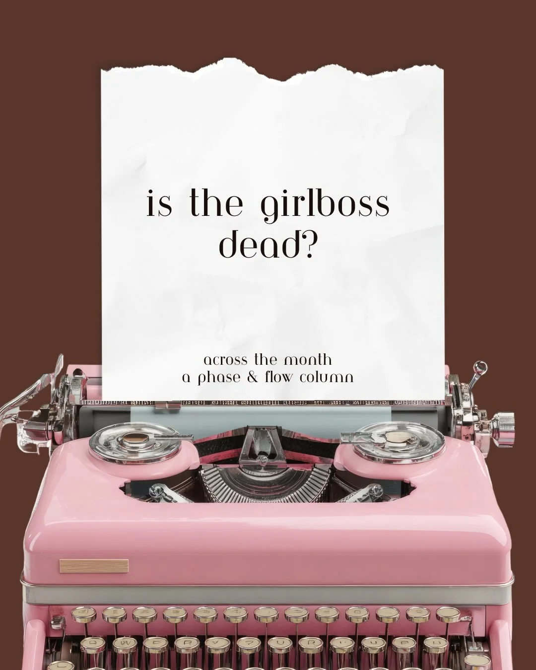 The idea of the &ldquo;girlboss&rdquo; used to be about pushing through everything.

Consistency meant showing up the same way every day, no matter how you felt. Slowing down felt like failure. Rest felt unproductive.

But more and more women are sta