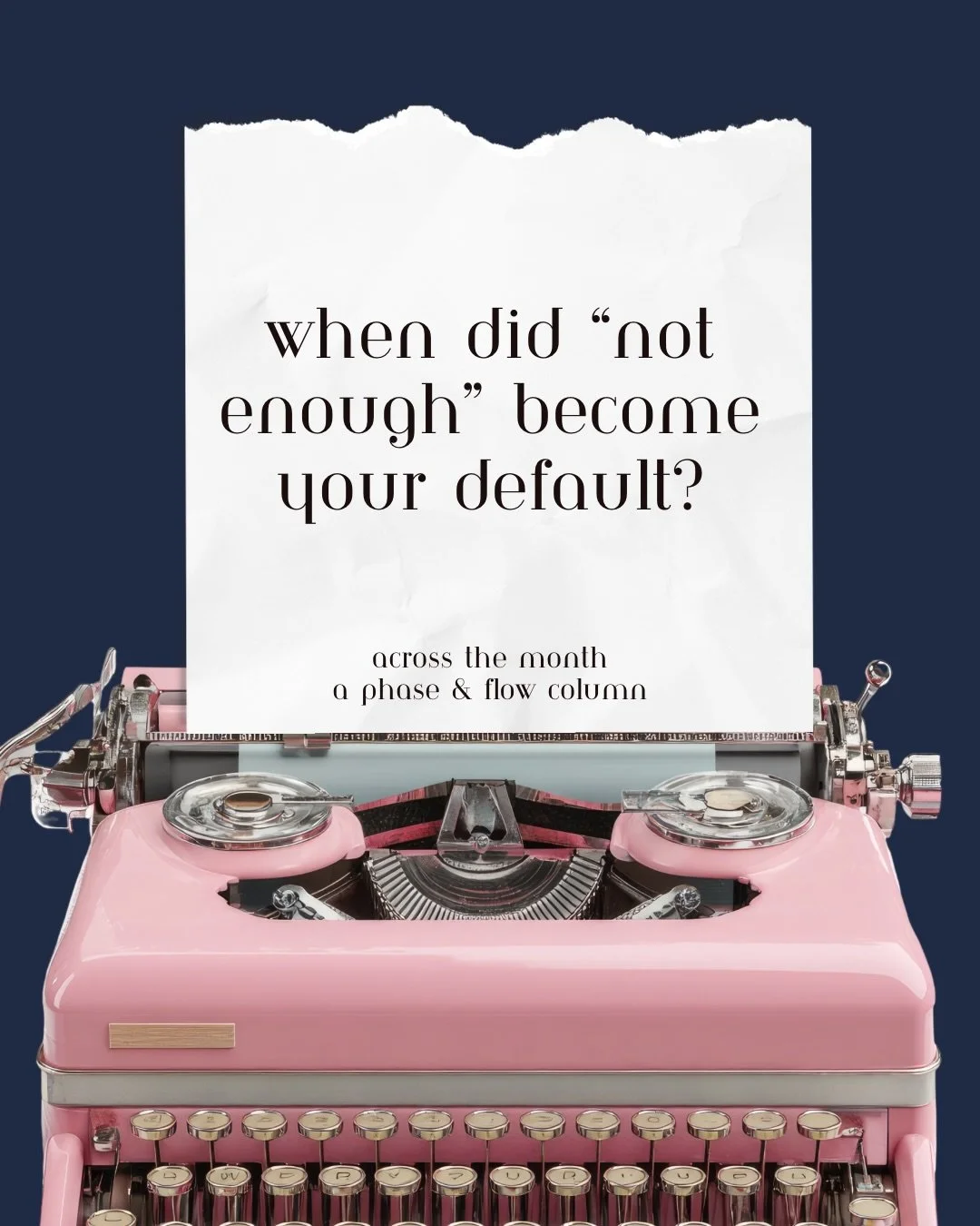 when did &lsquo;not enough&rsquo; become your default?

not because someone told you it should be,
but because it quietly became the way you measure your days.

may&rsquo;s in bloom is about the way we&rsquo;ve learned to expect more from ourselves t