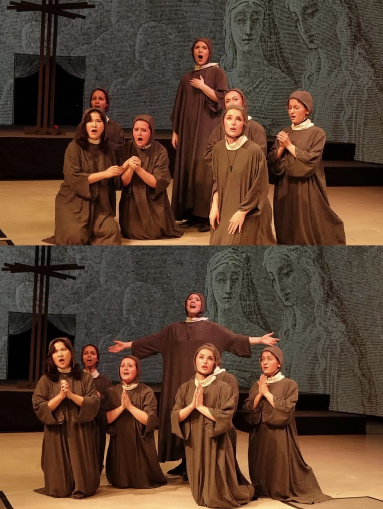 Lyric Soprano Karen Ann Mason, performance photo, Suor Angelica, Berlin Opera, opera singer, classical voice, Puccini
