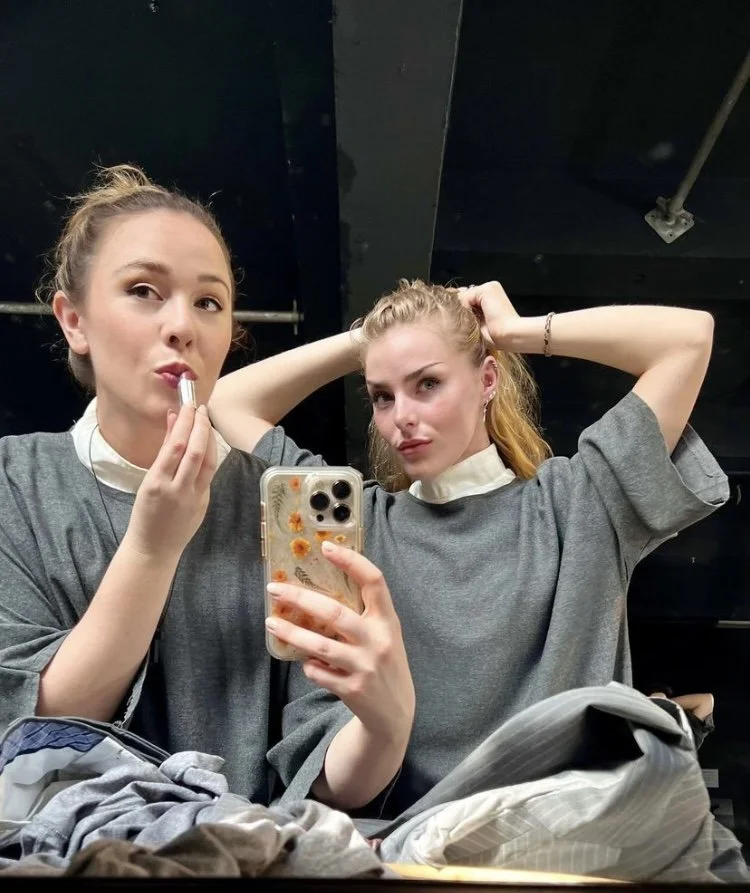 Lyric Soprano Karen Ann Mason, behind-the-scenes photo, Suor Angelica, Berlin Opera