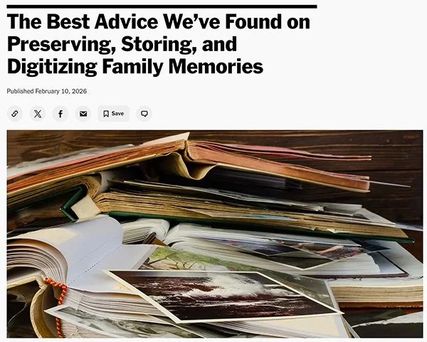 Organizing Old &amp; New Family Photos