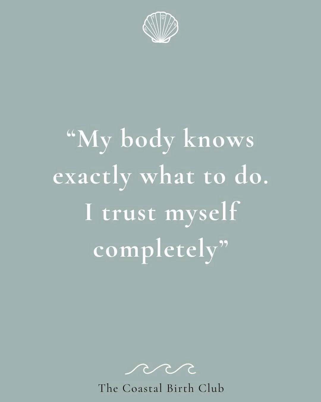 One of the biggest things I wish more women understood about birth is this:

Your body is not broken.
Birth is not something your body has to be &ldquo;forced&rdquo; to do.

So much of modern birth preparation focuses on fear, 'timelines and what cou