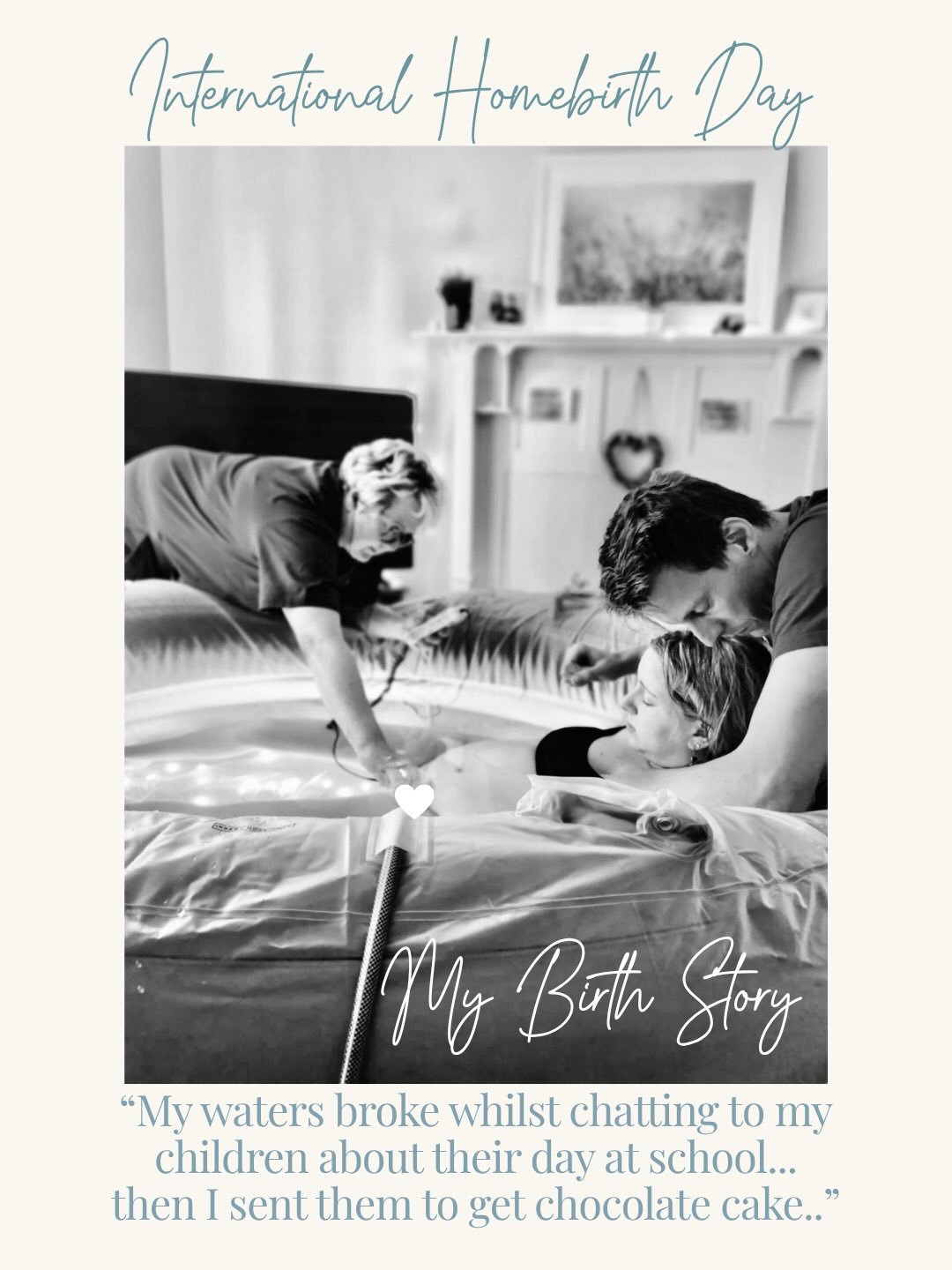 International Homebirth Day 💙🤍🐚 

In 2023 I had the most beautiful, calm and healing homebirth. It didn&rsquo;t happen by chance though, I practiced hypnobirthing and I knew how to move my body. I prepared for this and when the time came I wasn&rs