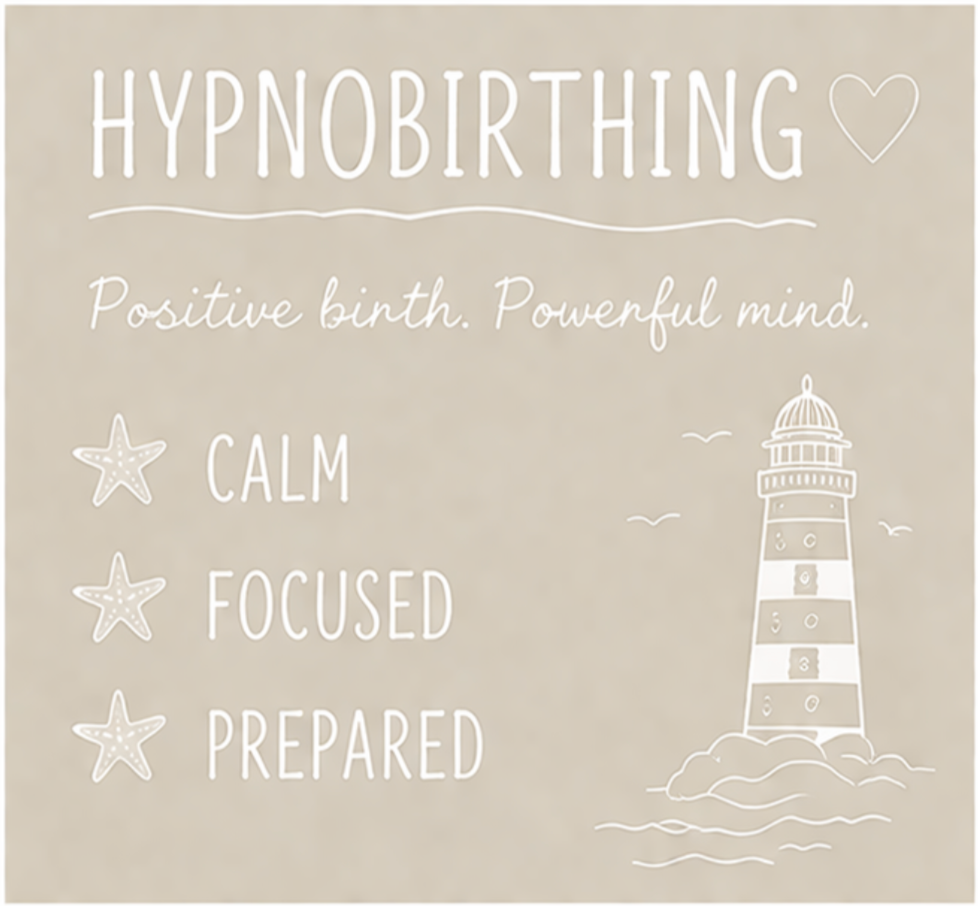 Hypnobirthing. Positive birth and powerful mind. Be calm, be focused and be prepared