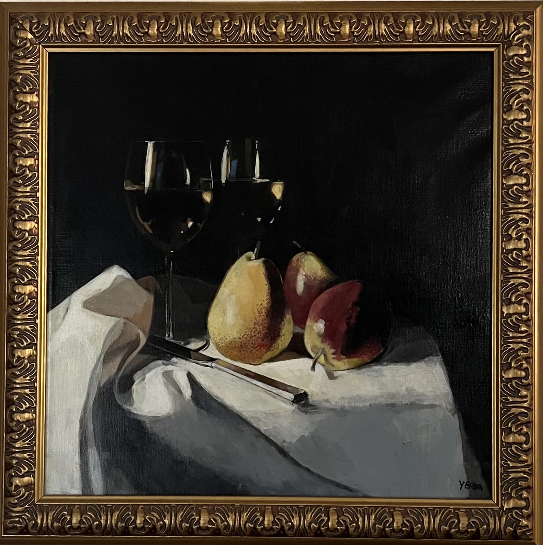 An Interlude (Oil on Canvas)