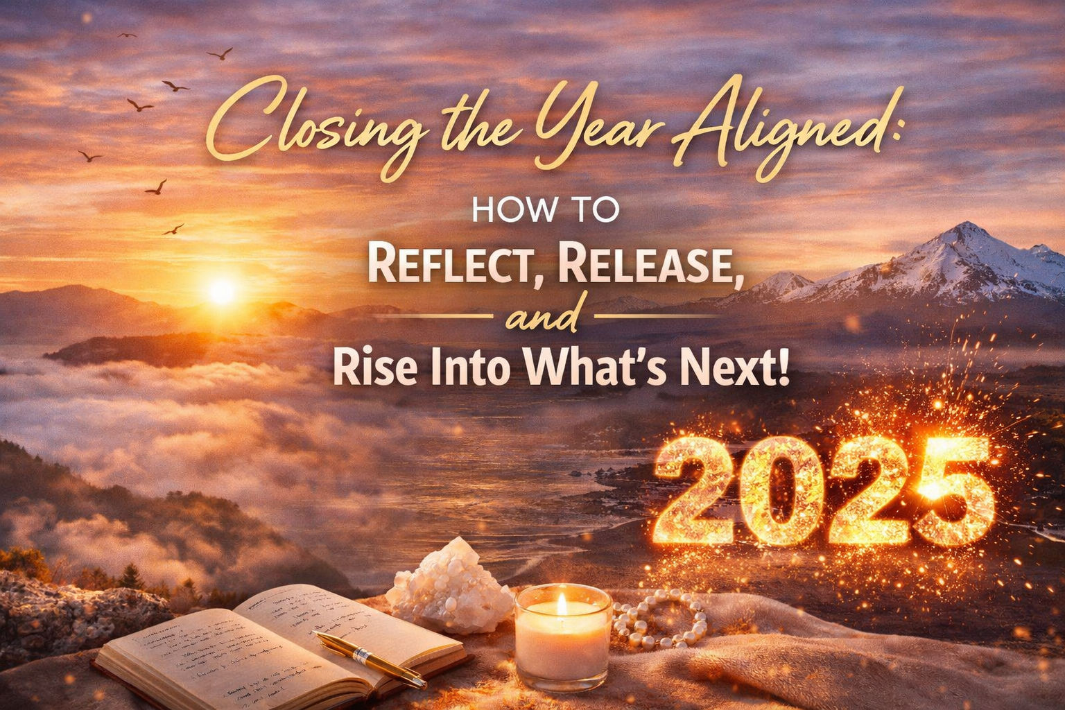 Closing the Year Aligned: How to Reflect, Release, and Rise Into What’s Next!