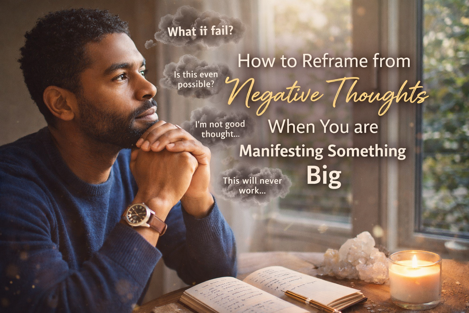 How to Reframe from Negative Thoughts When You are Manifesting Something Big