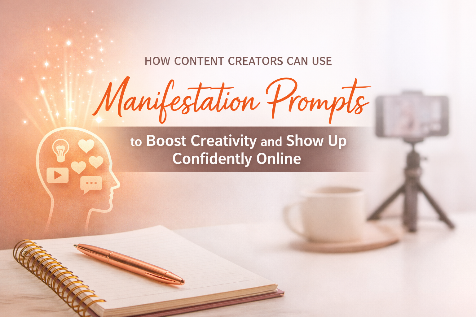 How Content Creators Can Use Manifestation Prompts to Boost Creativity and Show Up Confidently Online
