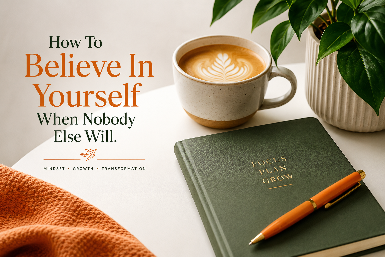 How To Believe In Yourself When Nobody Else Will