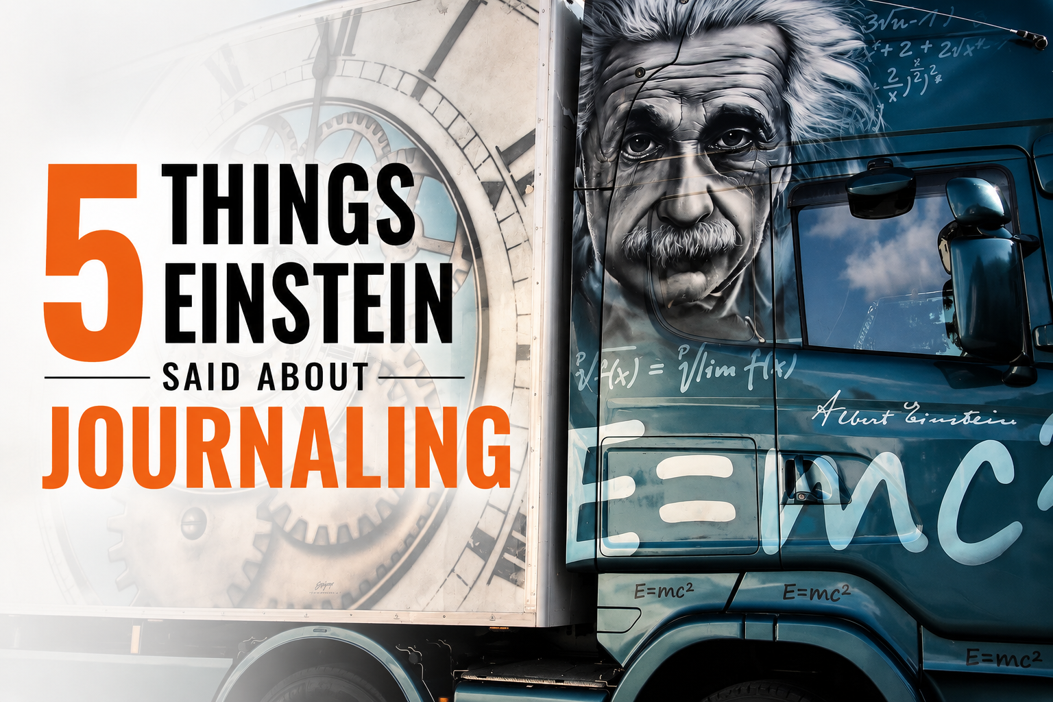 Five (5) Things Albert Einstein Said About Journaling (and Why They Still Matter Today)