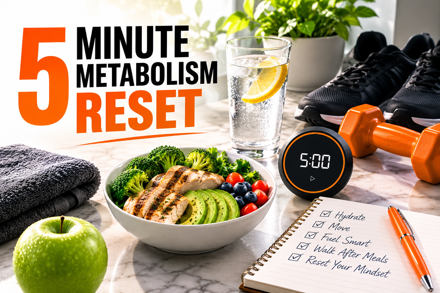 The 5-Minute Metabolism Reset: Simple Daily Habits That Help You Burn Fat Without Burning Out