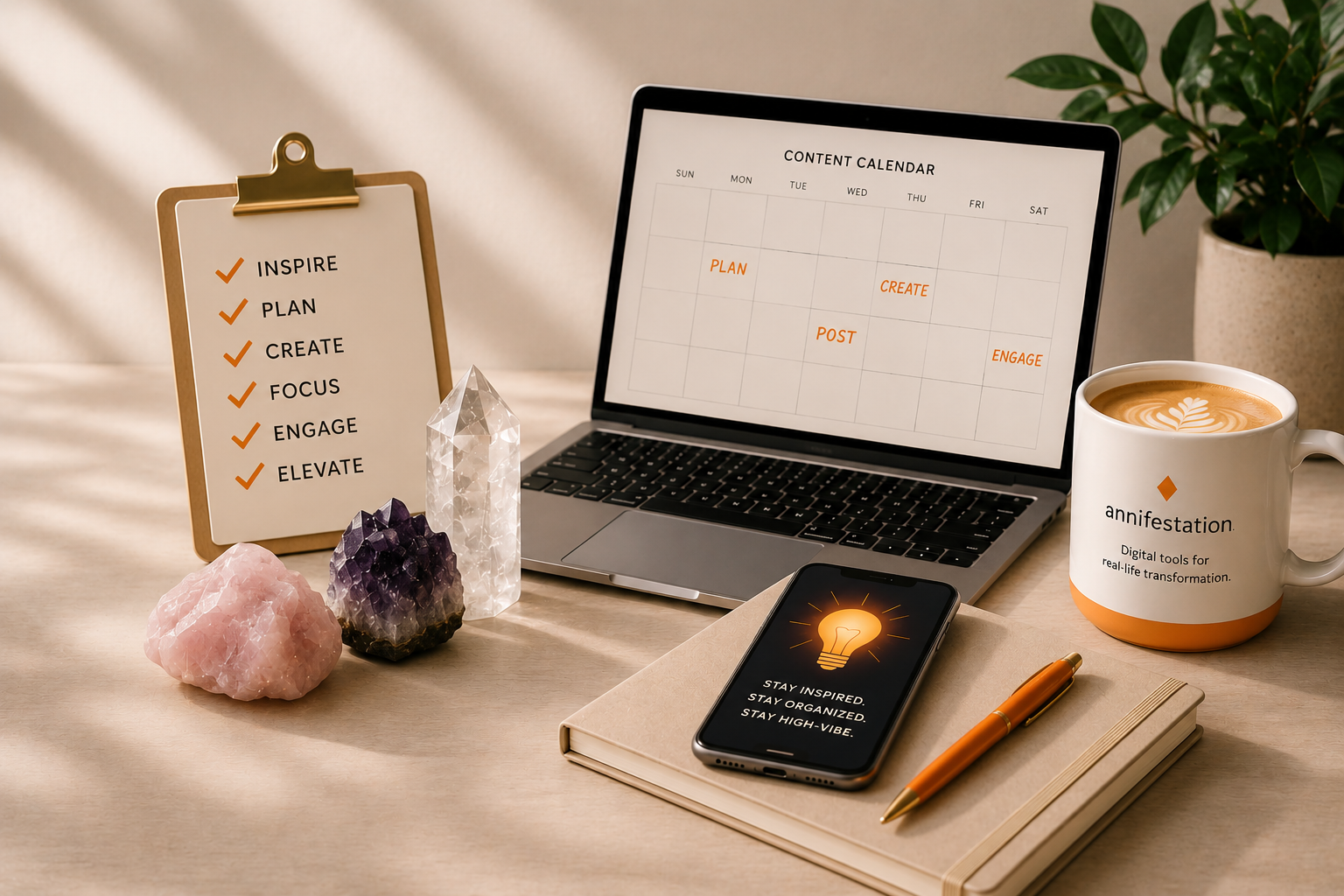 The Energetic Side of Consistency: How to Stay Inspired, Organized, and High-Vibe While Creating Content