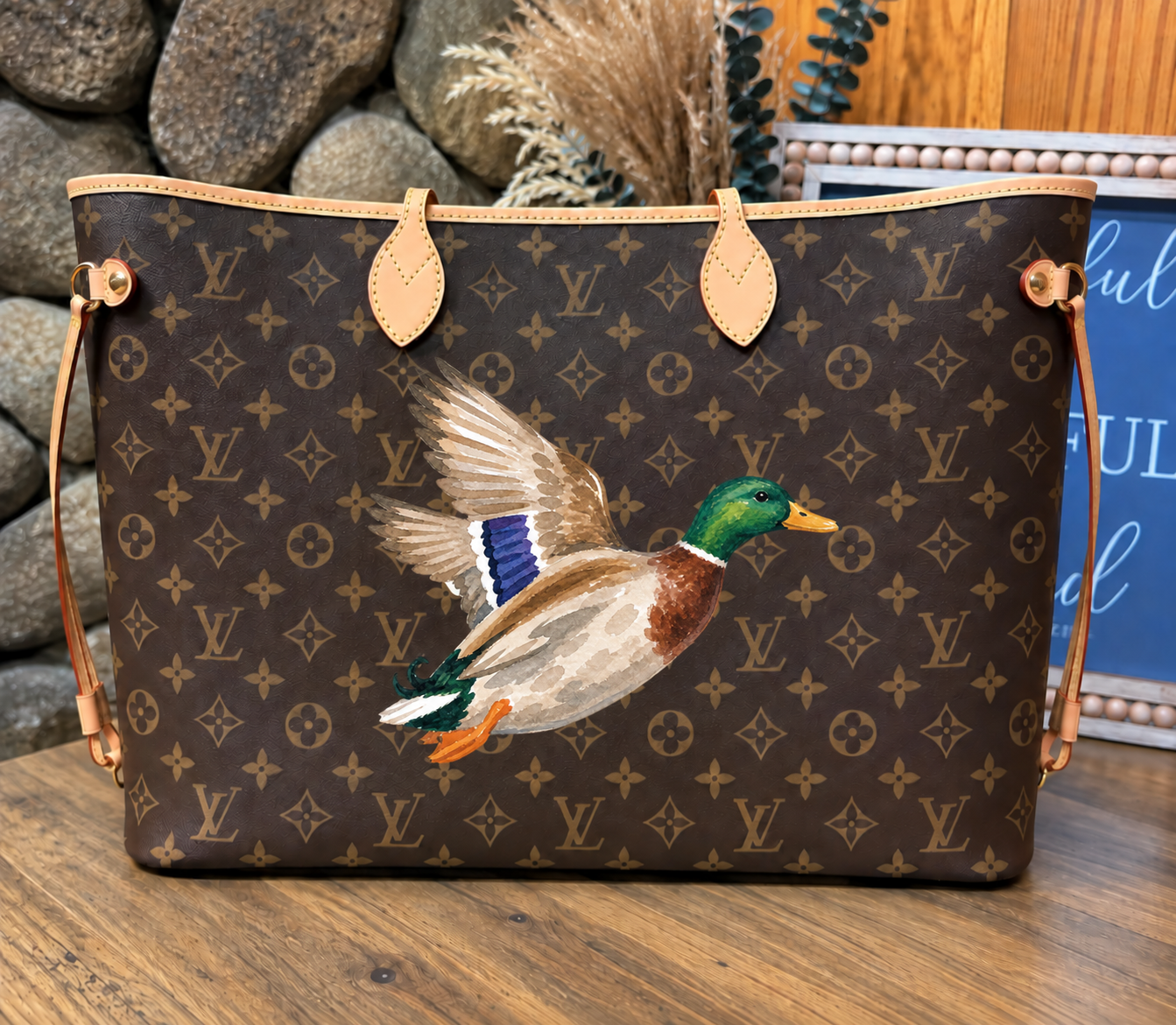 Watercolor Mallard Tote