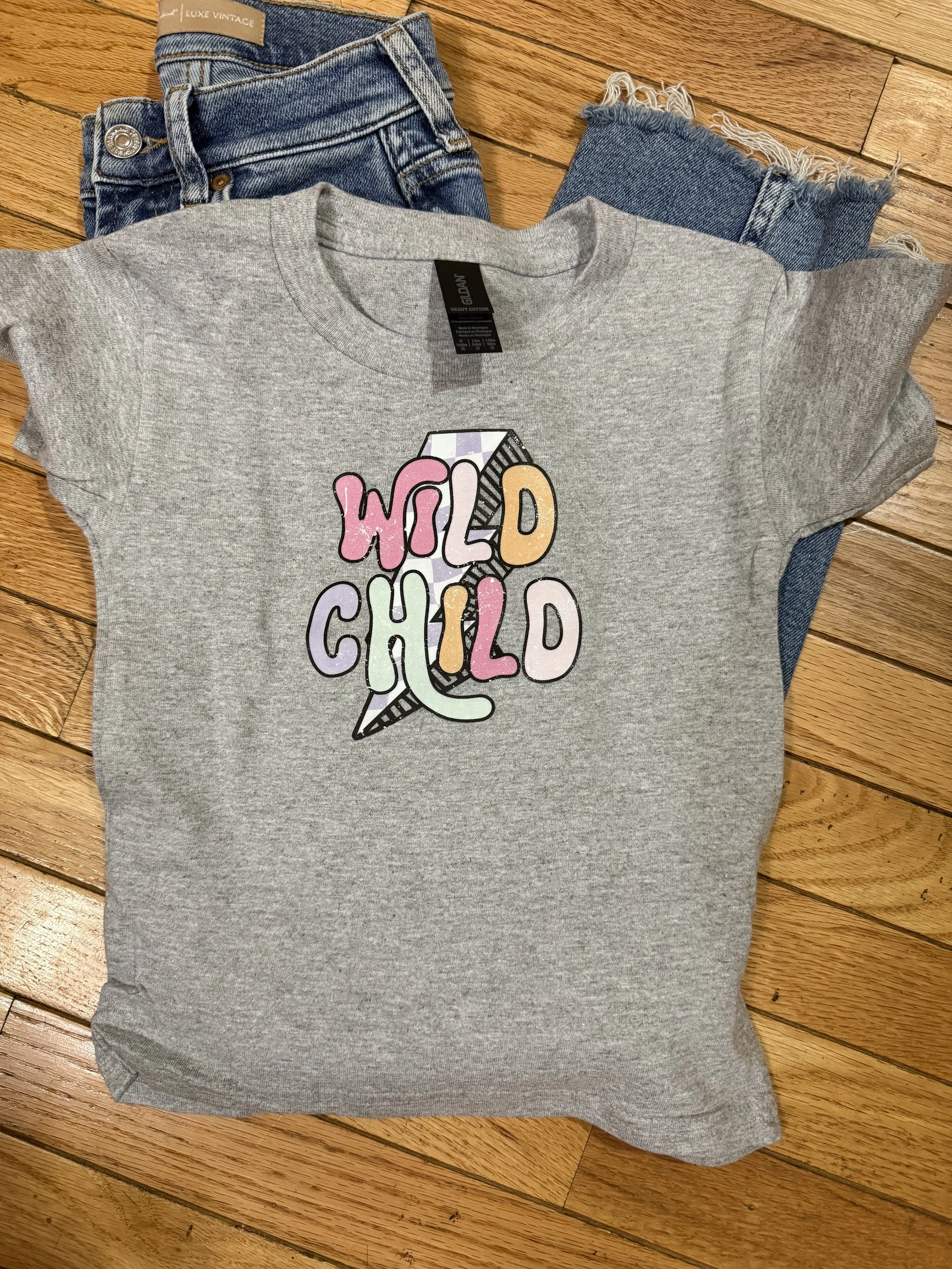 Pastel Wild Child Tee