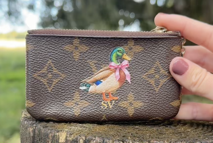 Personalized Duck Coin Pouch 🦆🎀