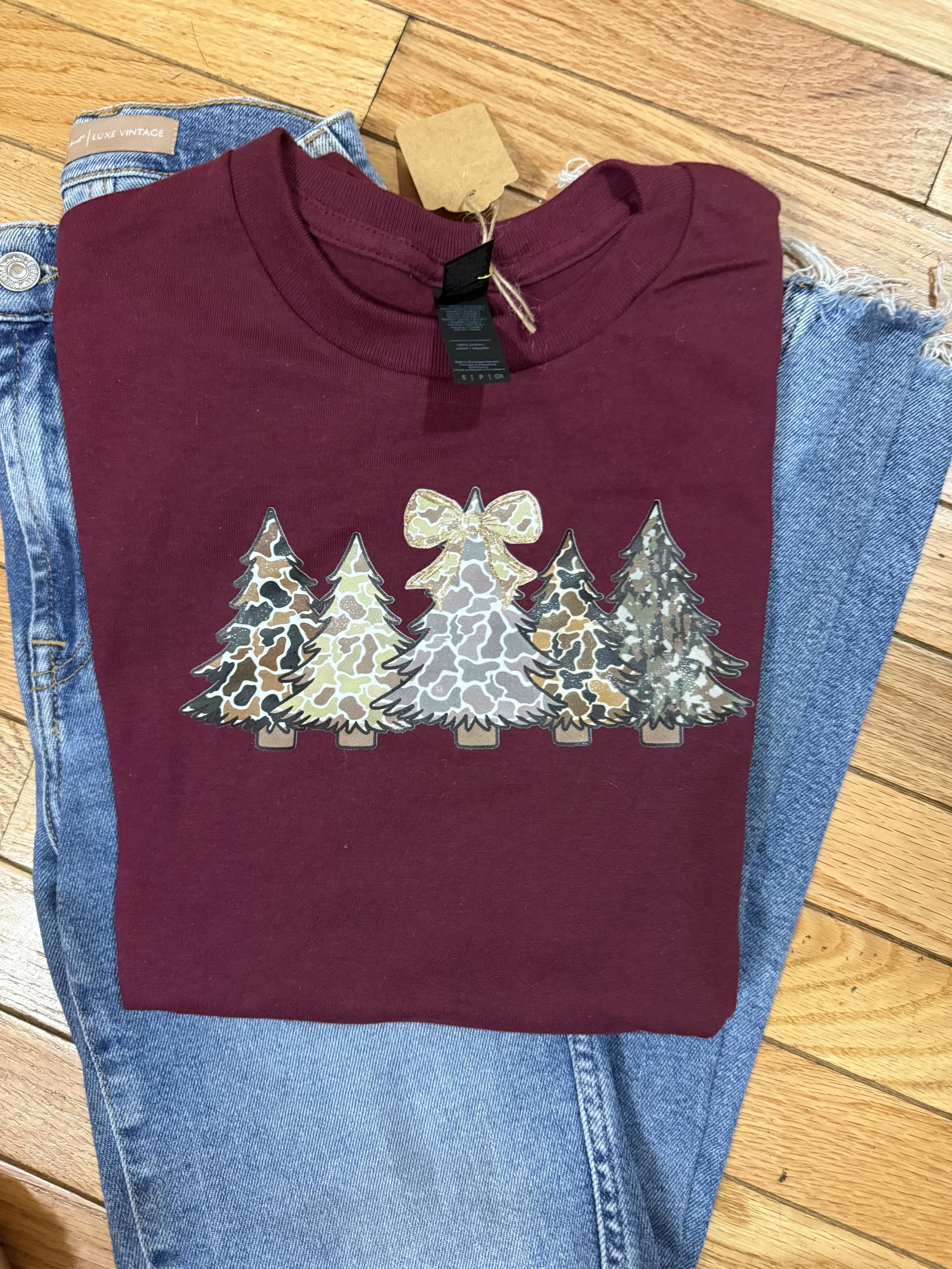 Camo Christmas Forest Tee