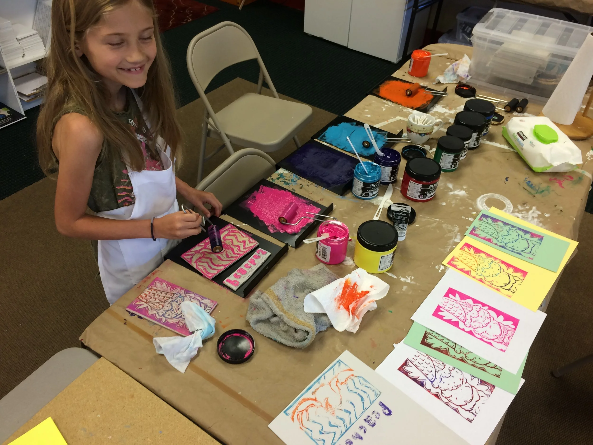 Block Printing Camp | 8/11 - 8/14, 9am - 12pm