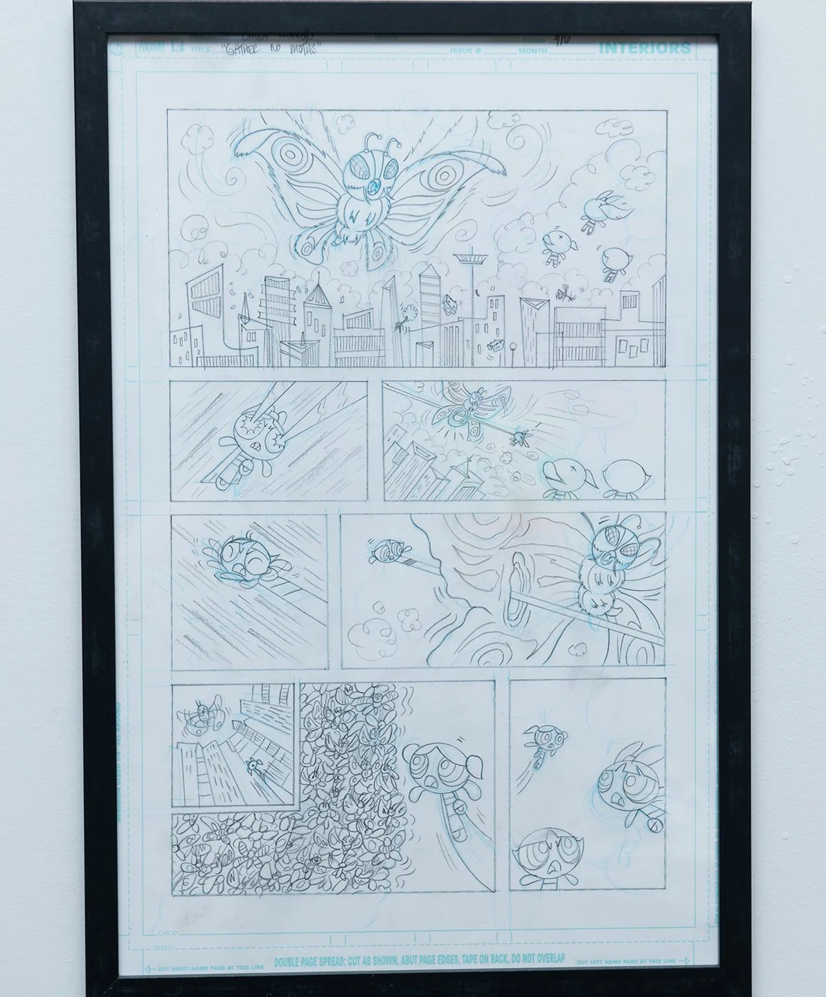 CINDY MORROW ‘Powerpuff Story Boards’  #1
Pencil, Paper