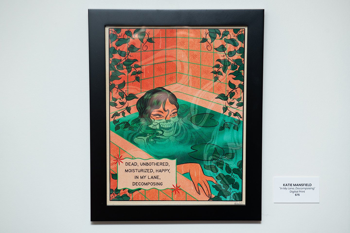 KATIE MANSFIELD "In My Lane, Decomposing" Digital Print