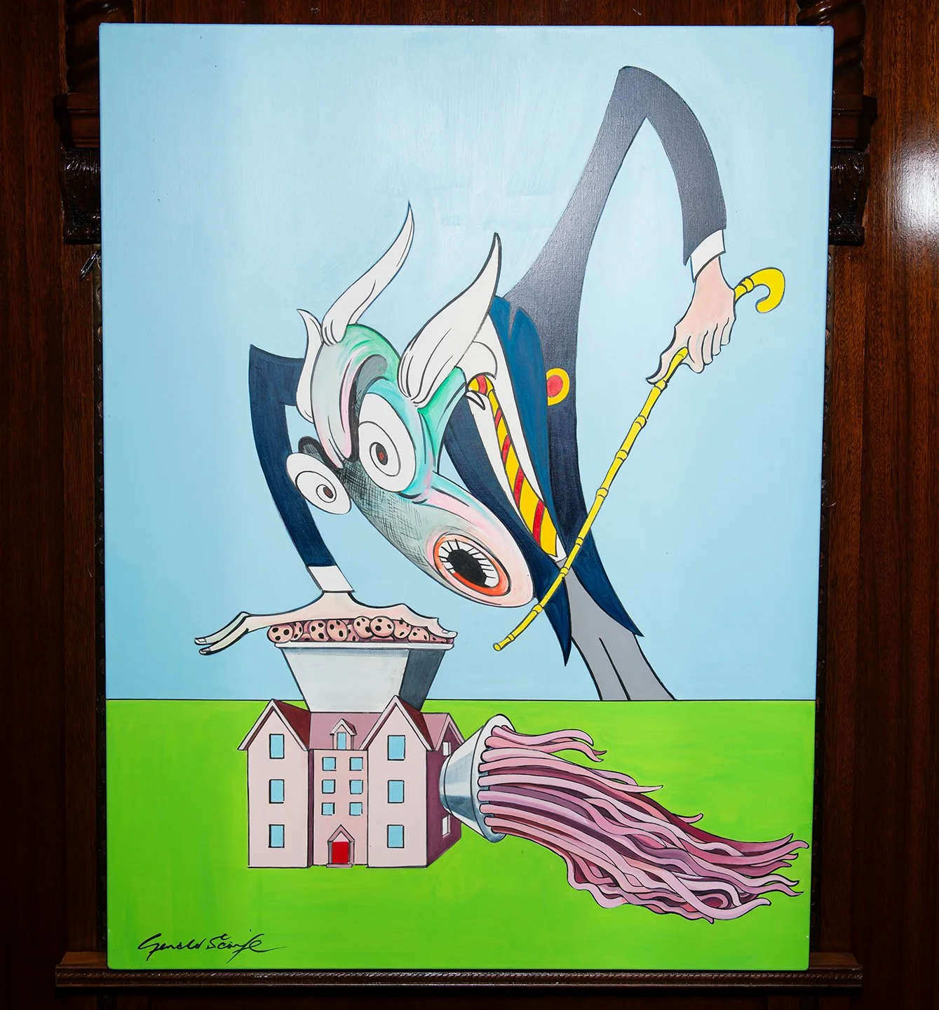 GERALD SCARFE ‘The Teacher'
30” x 40” Oil Painting