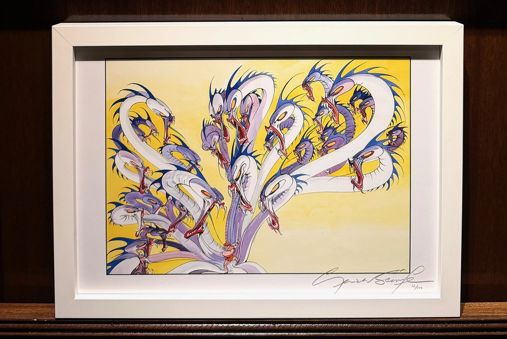 GERALD SCARFE ‘Hercules and the Hydra” 12.60“ × 18.90” Artist Print