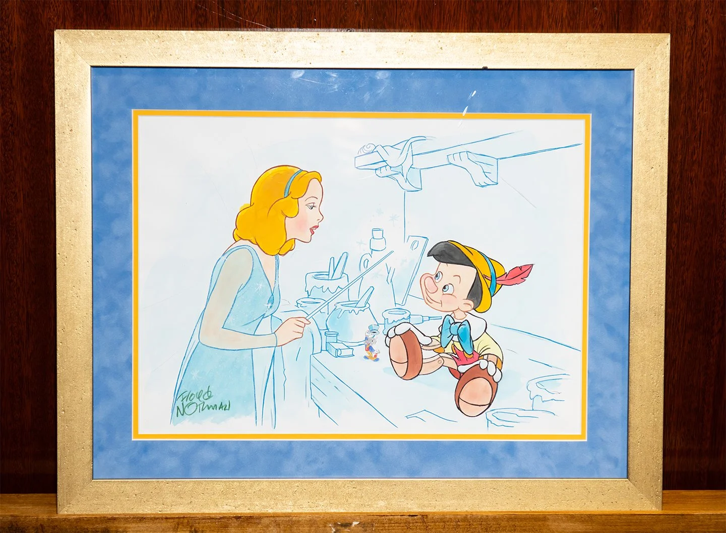 FLOYD NORMAN ‘Pinocchio & The Blue Fairy'
Print