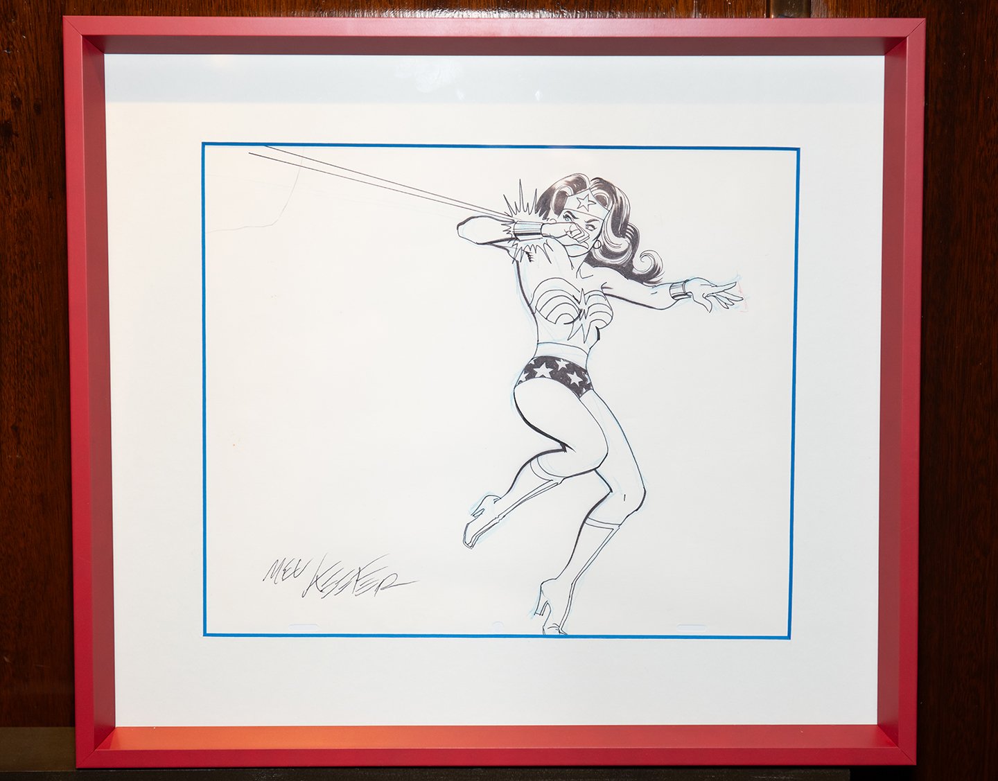 MEL KEEFER ‘Wonder Woman #1’ 
Framed Drawing
