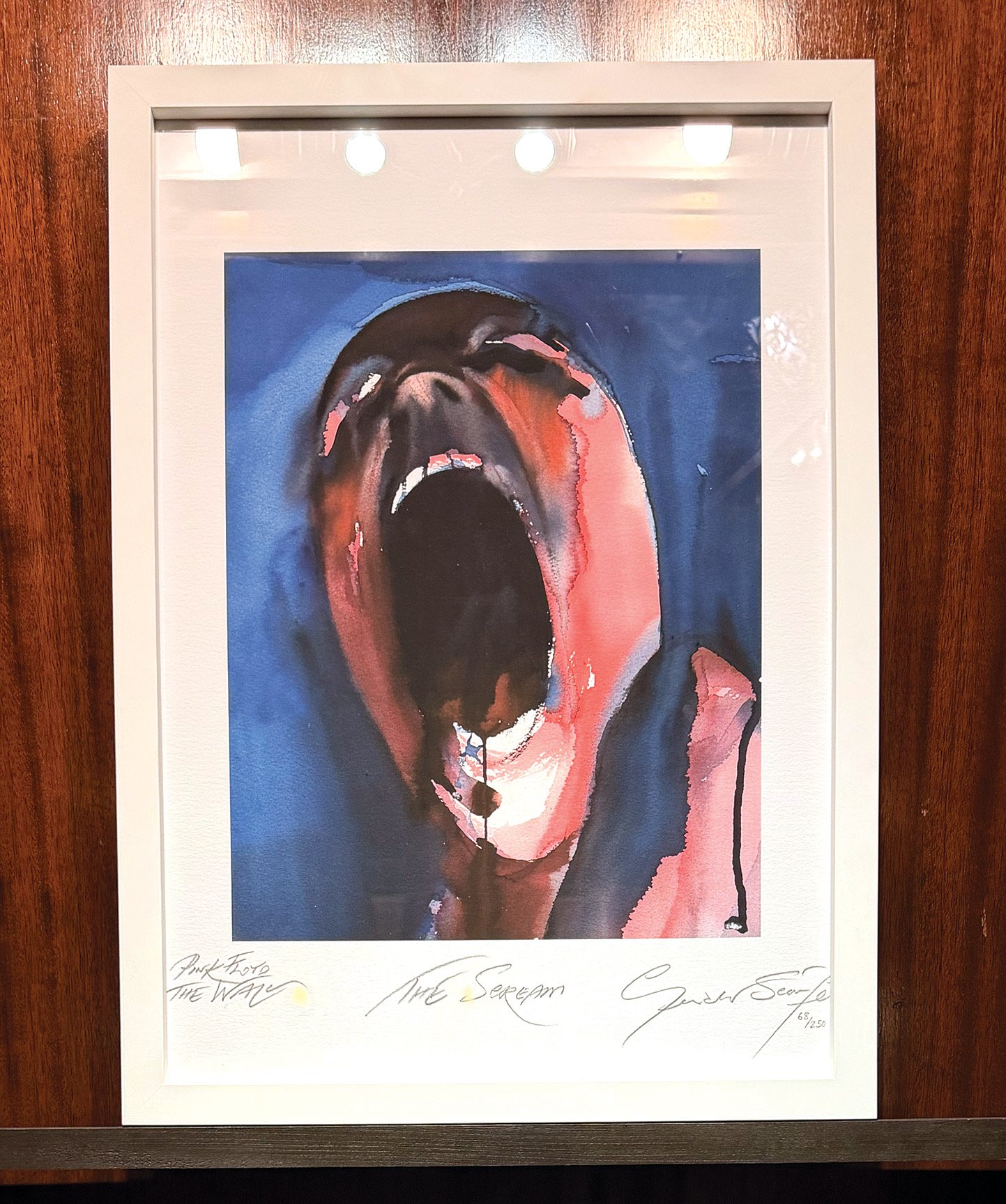GERALD SCARFE ‘The Scream’
23.23” X 16.54” Artist Print