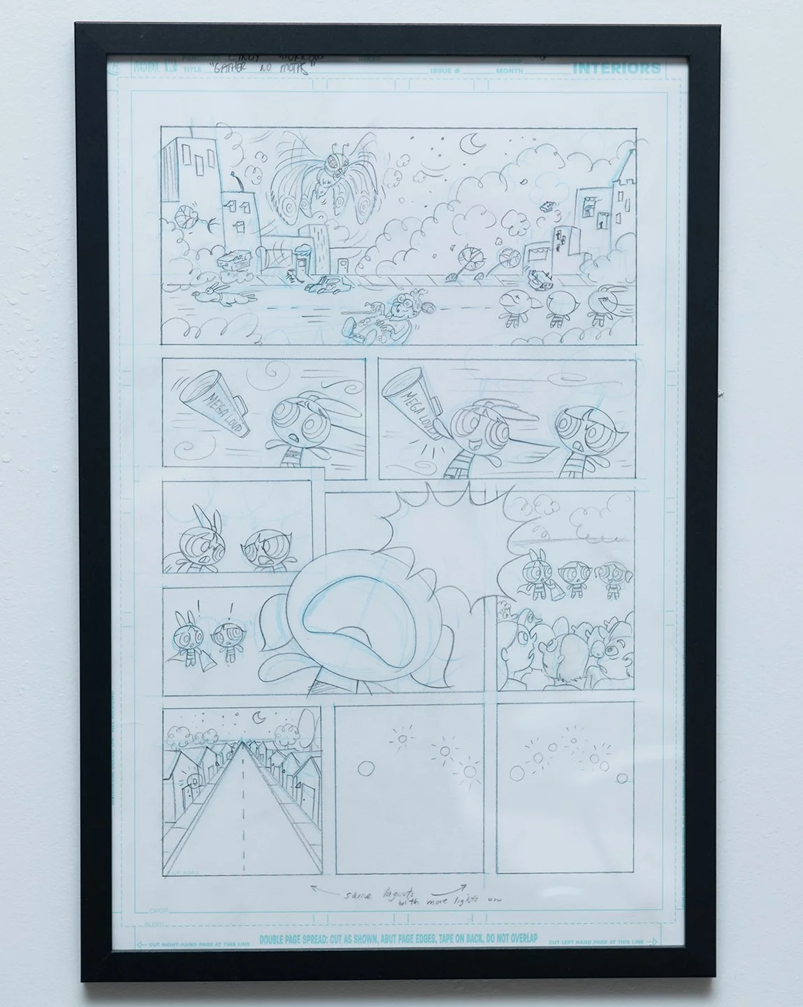 CINDY MORROW ‘Powerpuff Story Boards’ #3
Pencil, Paper