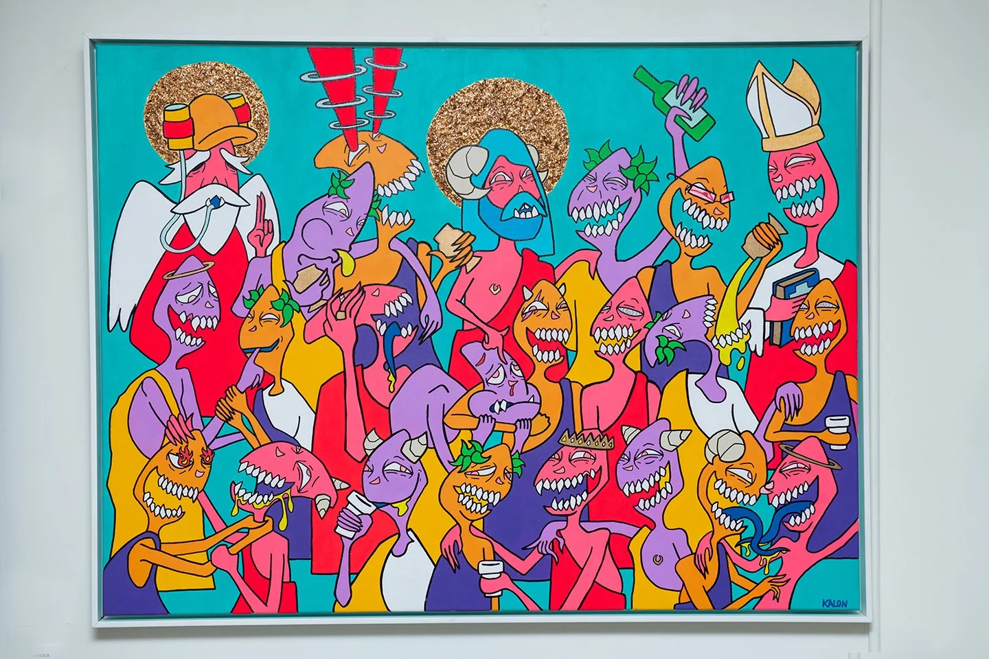 KALON FOWLER ‘Office Mixer’
Acrylic on Canvas 36” x 48”