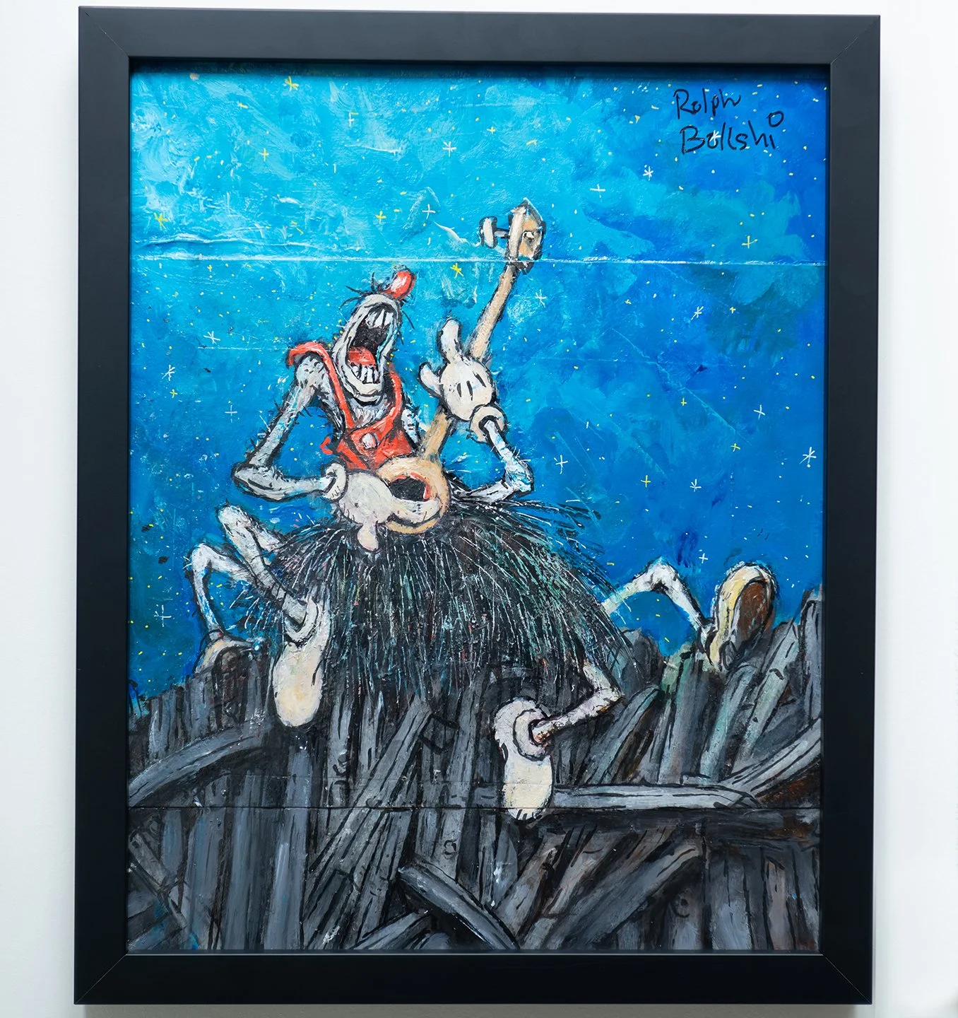 RALPH BAKSHI ‘Love Song’ 
19.5” x 15” Oil on Heavy Paper