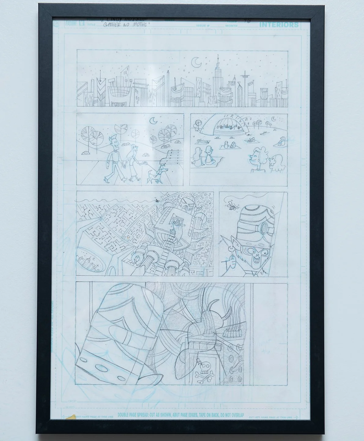 CINDY MORROW ‘Powerpuff Story Boards’ #2
Pencil, Paper