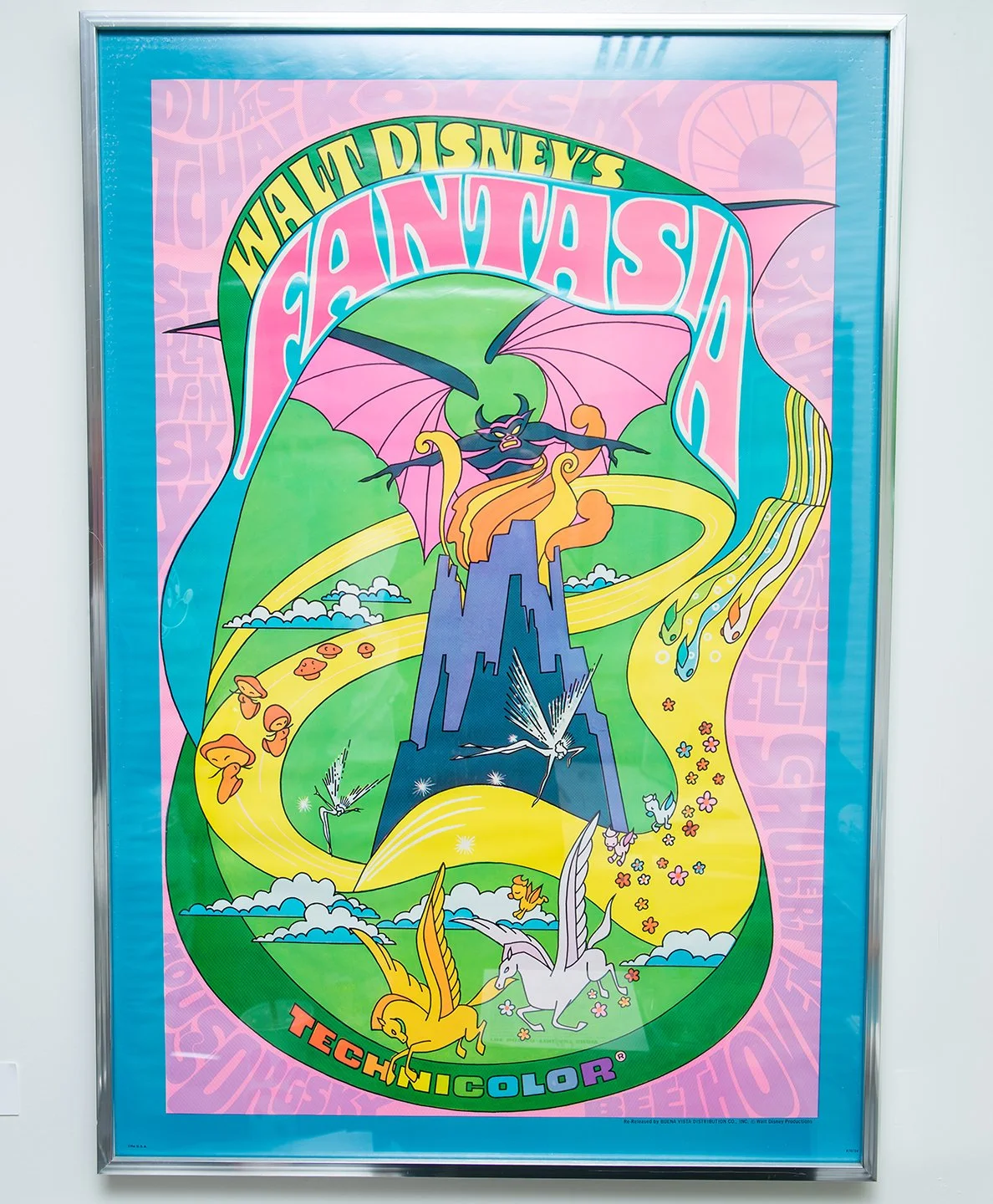 1969 FANTASIA MOVIE POSTER 
Framed