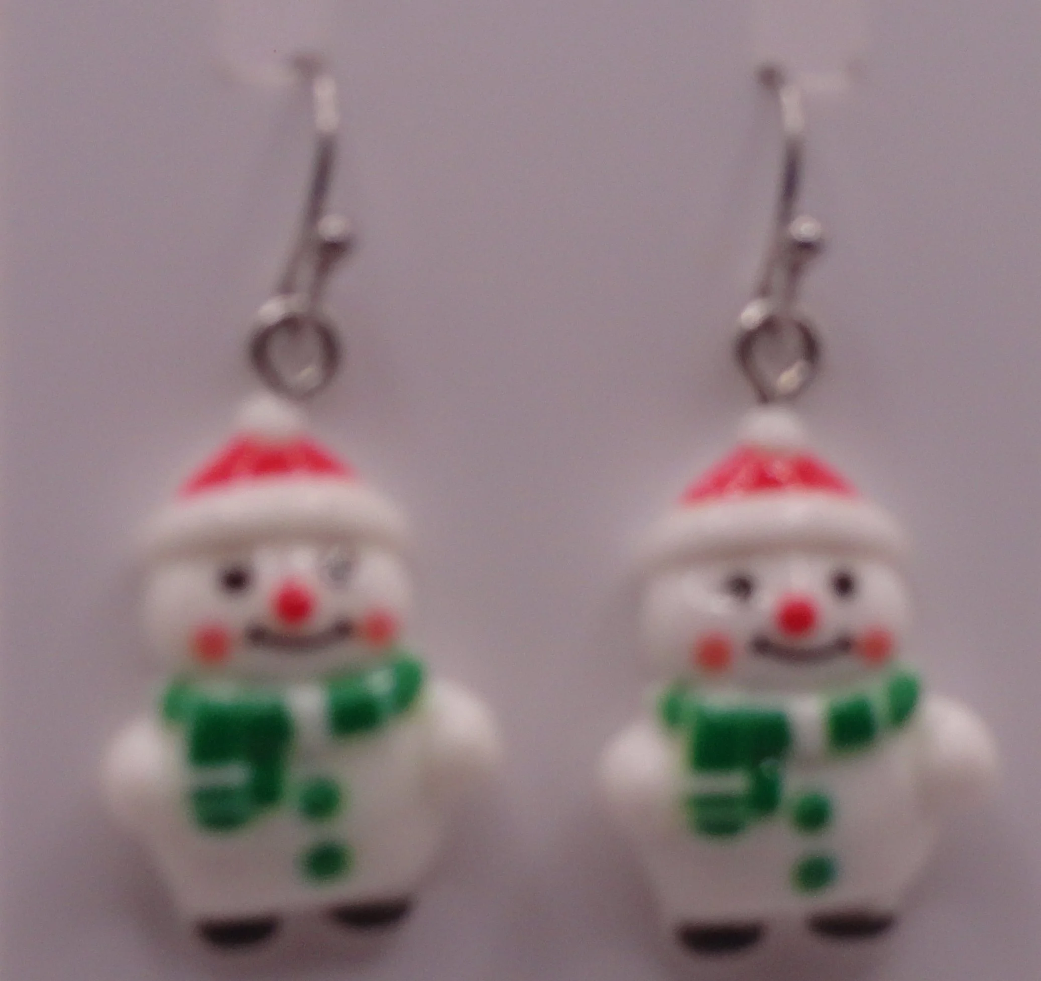 Snowman Earrings