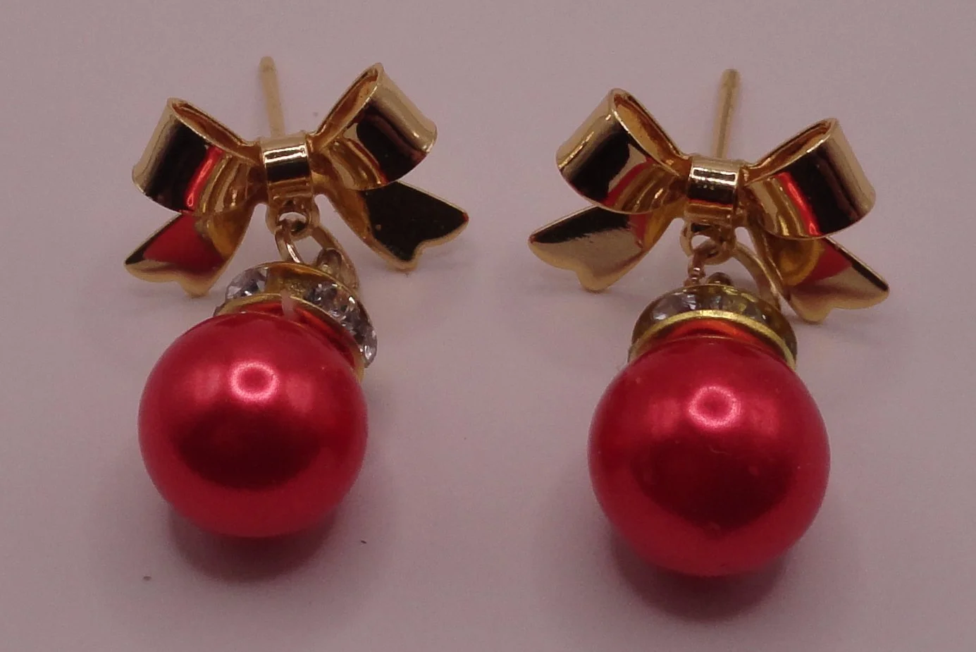 Ornament with Bow Earrings