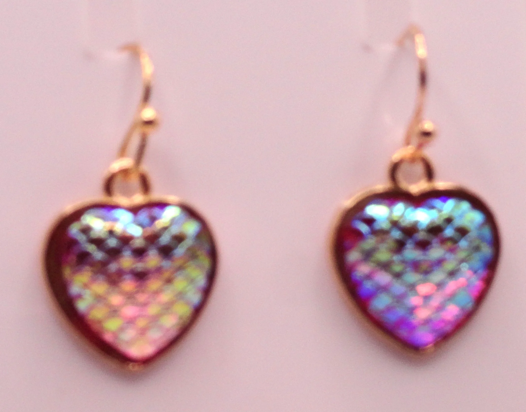 Heart with Scales Earrings