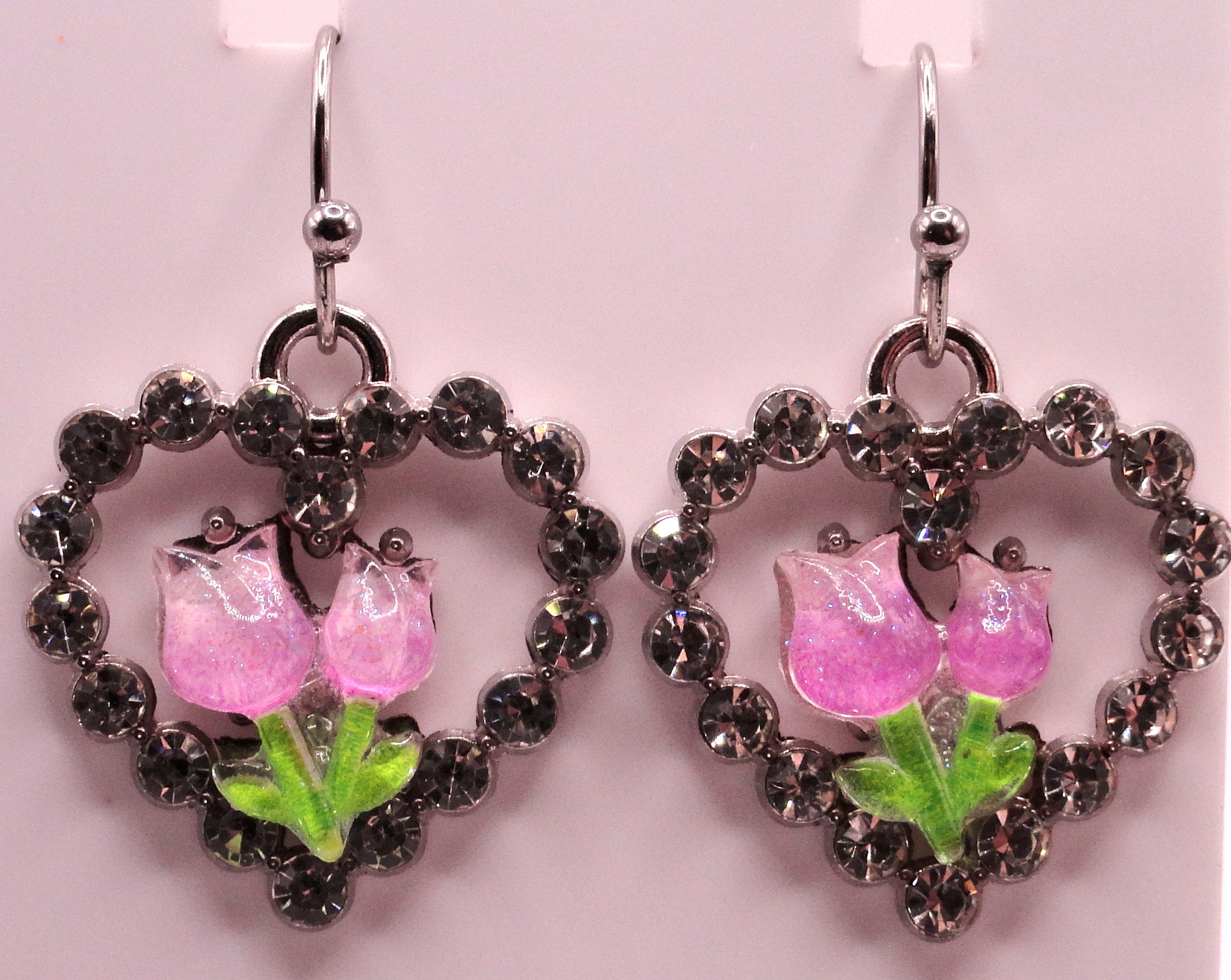 Hearted Tulip Earrings