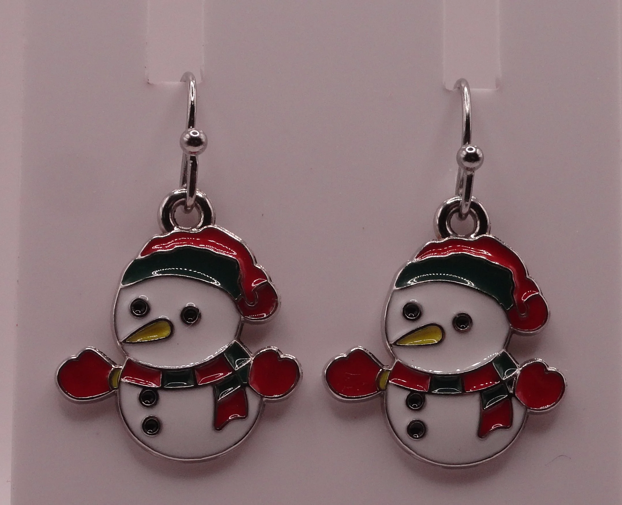 Snowman Earrings